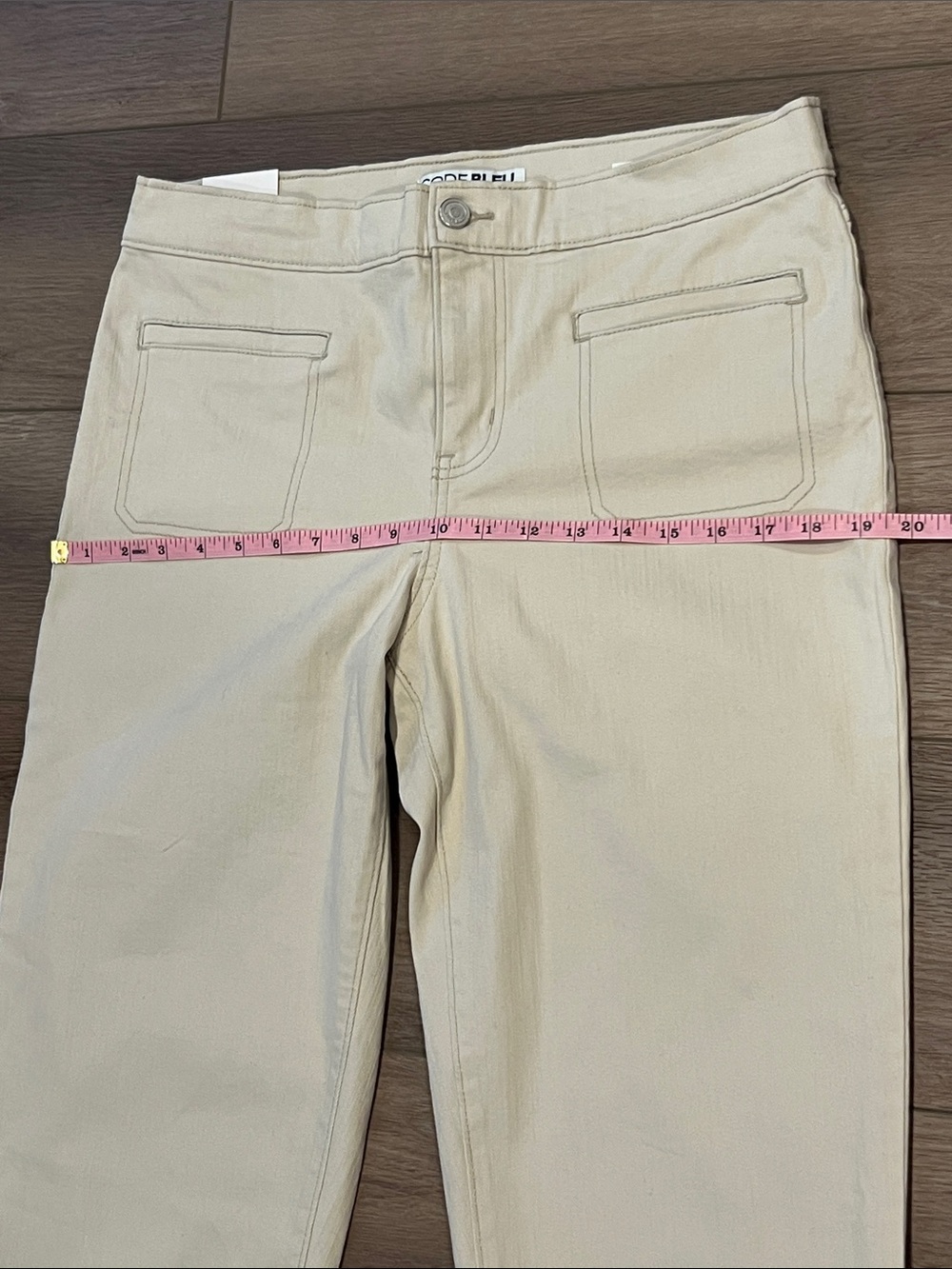 NWT Code Bleu Skimmer 10 Petite Below Knee-Length Light Khaki Shorts Modest - Picture 6 of 14